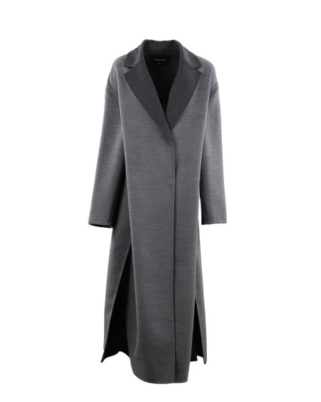 Shop FABIANA FILIPPI  Cappotto: Fabiana Filippi cappotto in double di lana.
Tessuto sofisticato e avvolgente lavorato a mano.
Caratterizzato dalla doppia coulisse sul retro, un dettaglio che ne esalta la silhouette.
Prodotto attraverso processi sostenibili.
Filo diamante.
Linea over.
Composizione: 100% lana vergine.
Made in Italy.. CTD215F235 L509-VR2